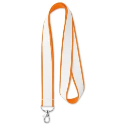 Gift Campaign Lanyards portabadge personalizzabili con fettuccia satinata Double></noscript> Lanyard E Porta Badge Personalizzati