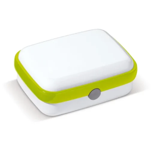 Gift Campaign Lunch box bicolore con logo in plastica rigida resistente da 1.000ml> Porta Pranzo