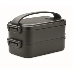Gift Campaign Lunch box doppio scomparto in PP riciclato e coperchio ermetico 1600ml> Porta Pranzo