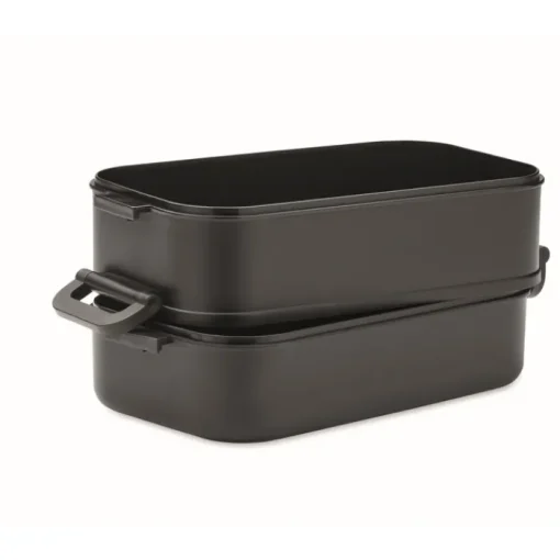 Gift Campaign Lunch box doppio scomparto in PP riciclato e coperchio ermetico 1600ml> Porta Pranzo