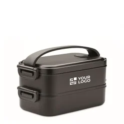 Gift Campaign Lunch box doppio scomparto in PP riciclato e coperchio ermetico 1600ml></noscript> Porta Pranzo