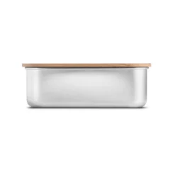 Gift Campaign Lunch box ermetico in acciaio inox e bambù con elastico 800ml Scandi></noscript> Porta Pranzo