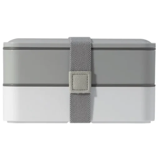 Gift Campaign Lunch box stile bento a due piani con più scomparti e posate 1.250ml> Porta Pranzo