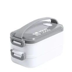 Gift Campaign Lunch box termico in PP con 2 vassoi in acciaio 850ml Foodie></noscript> Porta Pranzo