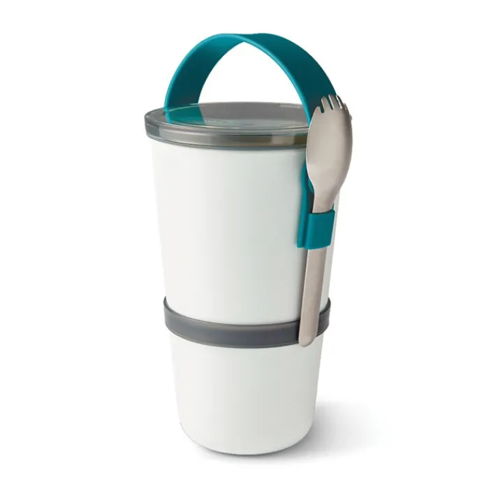 Gift Campaign Lunch pot tipo bicchiere con 2 contenitori ermetici Black+Blum 900ml> Porta Pranzo