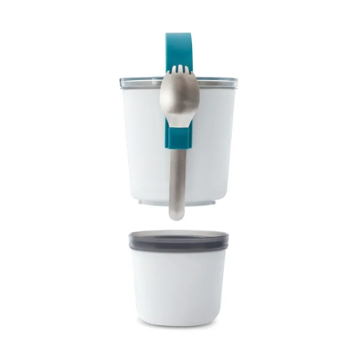 Gift Campaign Lunch pot tipo bicchiere con 2 contenitori ermetici Black+Blum 900ml> Porta Pranzo