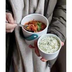 Gift Campaign Lunch pot tipo bicchiere con 2 contenitori ermetici Black+Blum 900ml><noscript><img width=