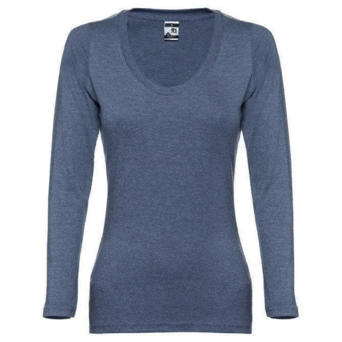 Gift Campaign Maglia a maniche lunghe da donna in cotone 150 g/m2 THC Bucharest> Magliette Personalizzate