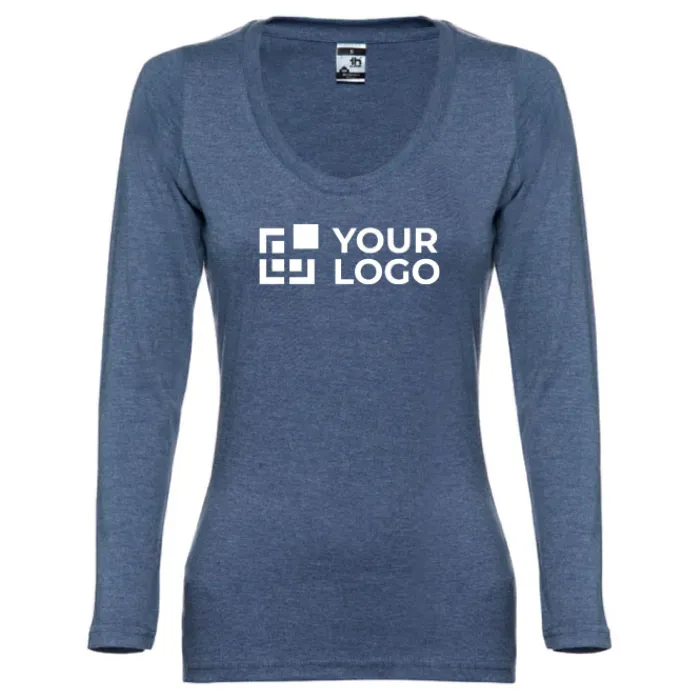 Gift Campaign Maglia a maniche lunghe da donna in cotone 150 g/m2 THC Bucharest> Magliette Personalizzate