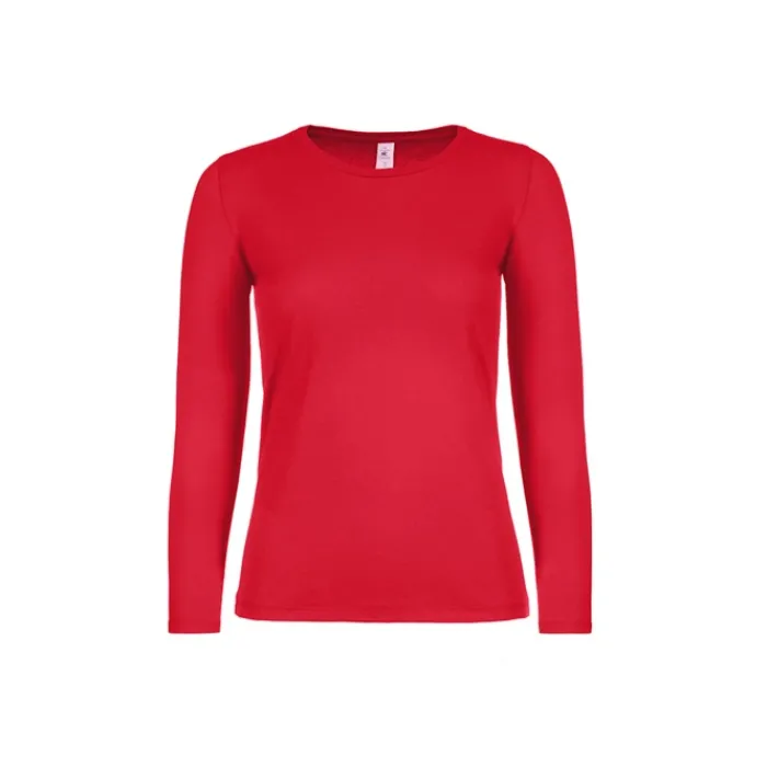 Gift Campaign Maglia con logo da donna a maniche lunghe in cotone 145 g/m2 B&C> Magliette Personalizzate