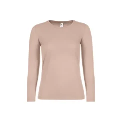 Gift Campaign Maglia con logo da donna a maniche lunghe in cotone 145 g/m2 B&C><noscript><img width=