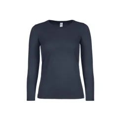 Gift Campaign Maglia con logo da donna a maniche lunghe in cotone 145 g/m2 B&C><noscript><img width=