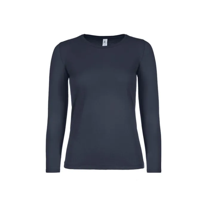 Gift Campaign Maglia con logo da donna a maniche lunghe in cotone 145 g/m2 B&C> Magliette Personalizzate