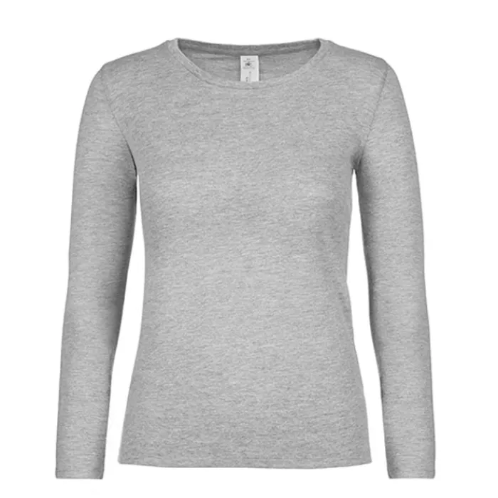 Gift Campaign Maglia con logo da donna a maniche lunghe in cotone 145 g/m2 B&C> Magliette Personalizzate