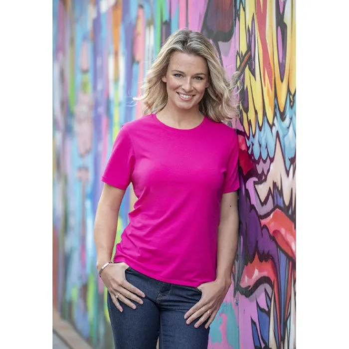 Gift Campaign Maglietta con logo da donna in cotone biologico 200g/m2 Elevate NXT> Gadget Ecologici|Magliette Personalizzate