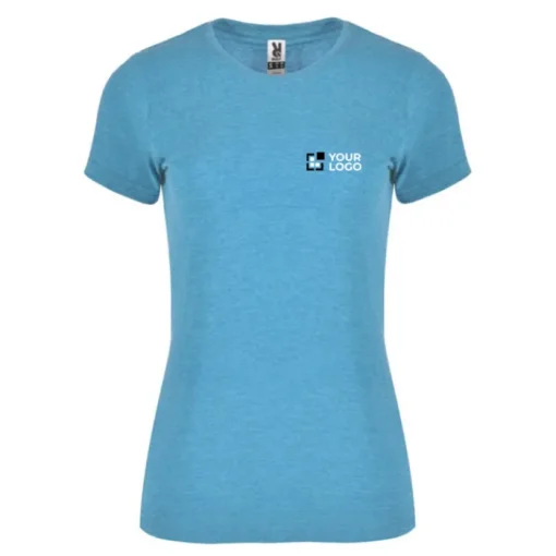 Gift Campaign Maglietta da donna effetto mélange in cotone e poliestere 150g/m² Roly> Magliette Personalizzate