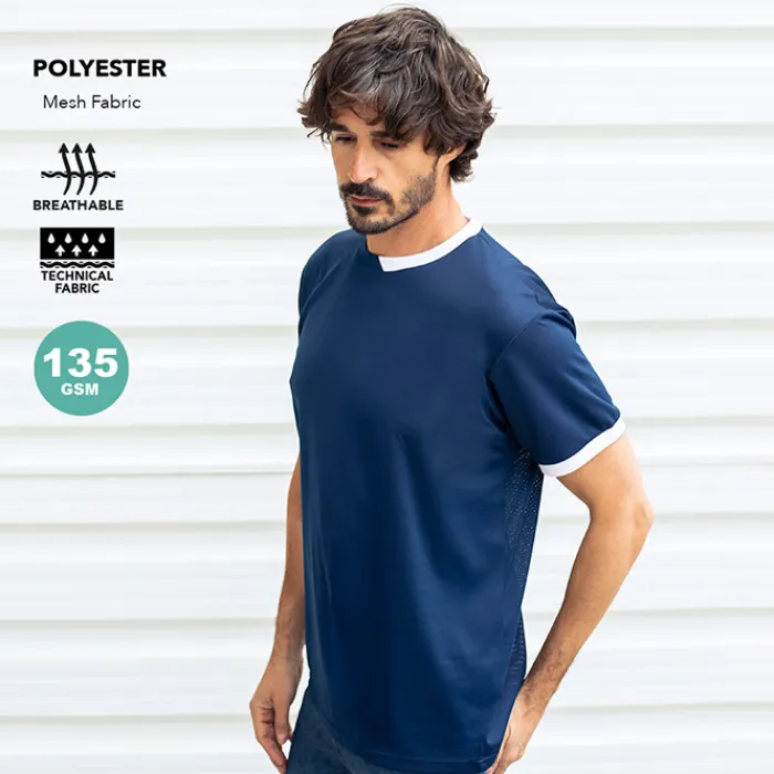 Gift Campaign Maglietta tecnica traspirante con design bicolore in poliestere 135g/m2> Magliette Tecniche