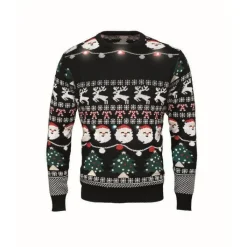 Gift Campaign Maglione natalizio in acrilico con 10 lucine a LED taglia S/M> Gadget Natalizi