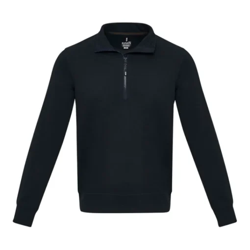 Gift Campaign Maglione unisex in tessuto riciclato con zip corta 280g/m2 Elevate NXT> Felpe Personalizzate
