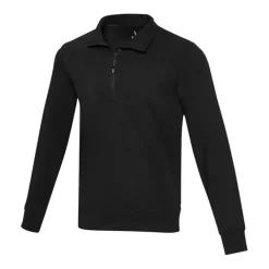 Gift Campaign Maglione unisex in tessuto riciclato con zip corta 280g/m2 Elevate NXT></noscript> Felpe Personalizzate