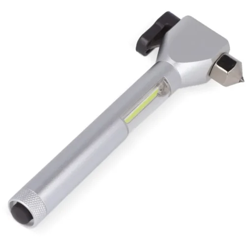 Gift Campaign Martello di sicurezza con magnete, taglia cinture e luce COB> Gadget Per Auto