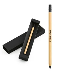 Gift Campaign Matita infinita con corpo in bambù e gomma da cancellare nera><noscript><img width=