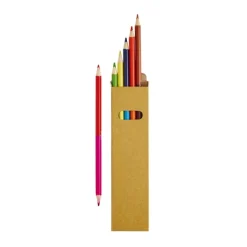 Gift Campaign Matite colorate con doppio colore in scatola di cartone personalizzata> Matite Colorate