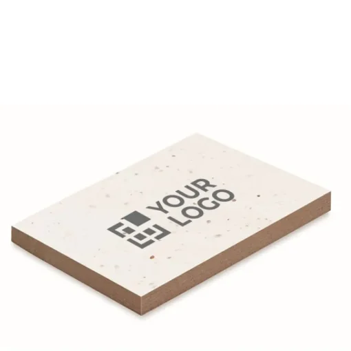 Gift Campaign Memo sticker promozionali A7 copertina con semi piantabile 50 fogli> Taccuini Ecologici|Taccuini Tascabili E Quadernini A6