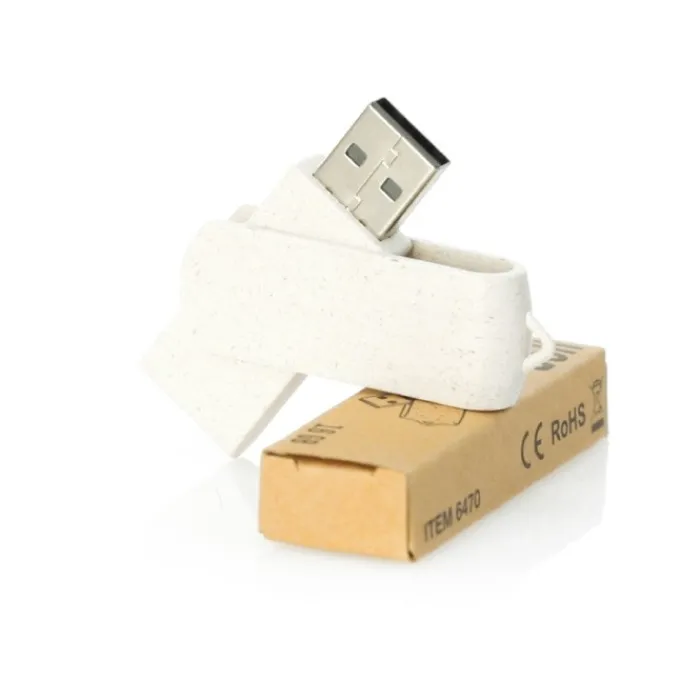 Gift Campaign Memorie USB ecologiche personalizzate in paglia di grano USB Ecocare> Chiavette Usb Ecologiche