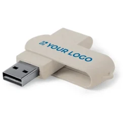 Gift Campaign Memorie USB ecologiche personalizzate in paglia di grano USB Ecocare><noscript><img width=
