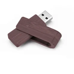 Gift Campaign Memorie USB personalizzate di legno di bambù la clip ruota Ecotwist><noscript><img width=
