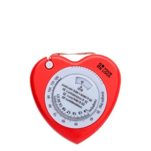 Gift Campaign Metro a nastro in plastica a forma di cuore con pulsante di blocco 1,5m> Metri
