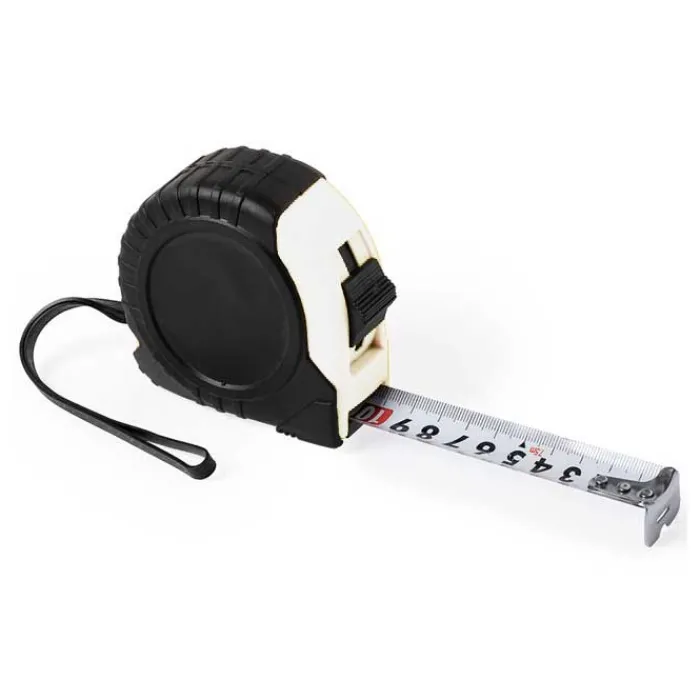 Gift Campaign Metro con logo aziendale resistente con laccetto SevenMeter 7,5M> Metri