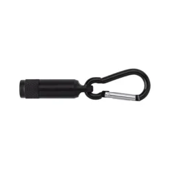 Gift Campaign Mini torcia in alluminio da incidere con luce a LED e moschettone> Torce