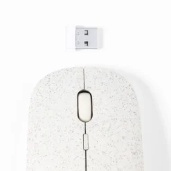 Gift Campaign Mouse ottico wireless ergonomico in fibra di grano Wheat Straw></noscript> Mouse