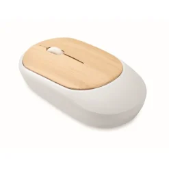 Gift Campaign Mouse ottico wireless realizzato in ABS riciclato con tasti in bambù> Mouse|Gadget Per L'Ufficio