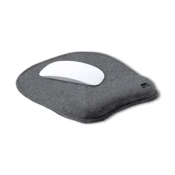 Gift Campaign Mouse pad con poggia polsi imbottito in morbido poliestere RPET> Tappetini Per Mouse