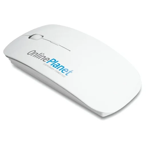 Gift Campaign Mouse personalizzato senza fili in ABS brillante Curve> Gadget Per La Scuola|Mouse