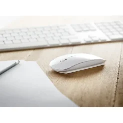 Gift Campaign Mouse personalizzato senza fili in ABS brillante Curve></noscript> Gadget Per La Scuola|Mouse