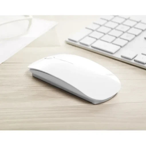 Gift Campaign Mouse personalizzato senza fili in ABS brillante Curve> Gadget Per La Scuola|Mouse