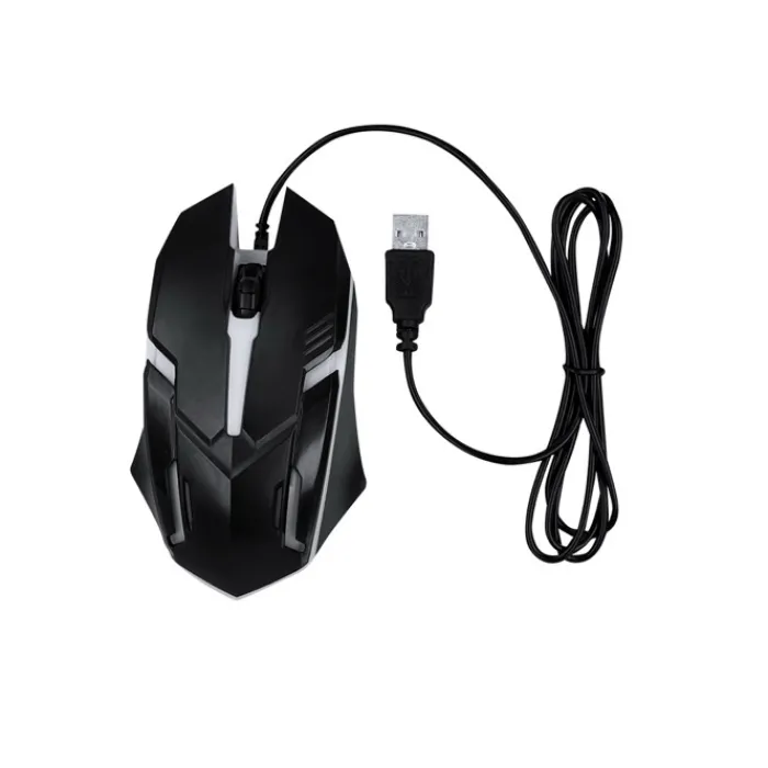 Gift Campaign Mouse USB retroilluminato con LED per gamer> Mouse