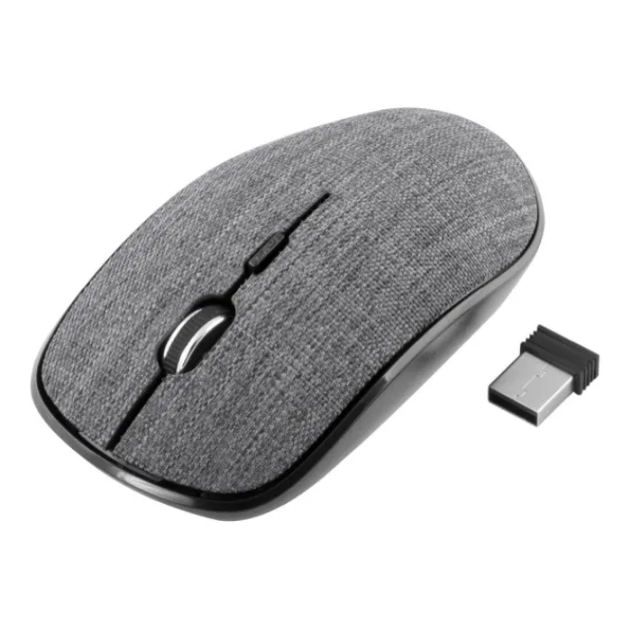 Gift Campaign Mouse wireless da 5W realizzato in ABS rivestito in poliestere RPET> Mouse