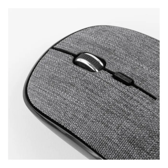 Gift Campaign Mouse wireless da 5W realizzato in ABS rivestito in poliestere RPET> Mouse