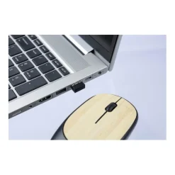Gift Campaign Mouse wireless con dettagli in bambù personalizzabile></noscript> Mouse