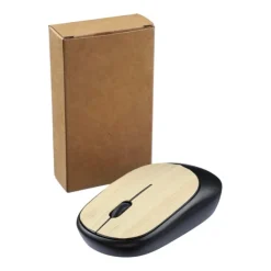 Gift Campaign Mouse wireless con dettagli in bambù personalizzabile></noscript> Mouse