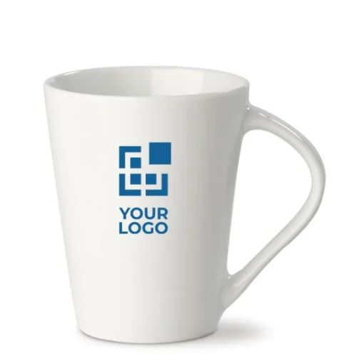 Gift Campaign Mug in porcellana dalla forma conica con manico triangolare 270ml> Tazze Mug