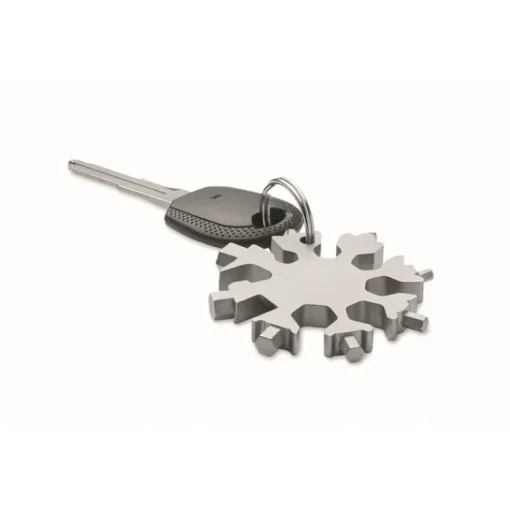 Gift Campaign Multi attrezzo in acciaio inox 17 funzioni e anello portachiavi Snowflake> Altri Attrezzi