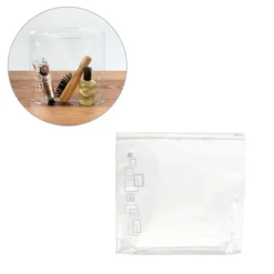 Gift Campaign Necessaire ermetico in PVC trasparente con decorazione Globetrotter></noscript> Pochette Personalizzate|Beauty Case Personalizzati