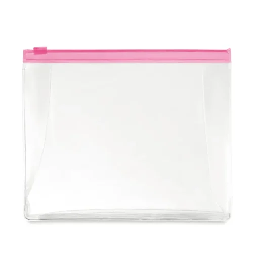 Gift Campaign Necessaire in PVC trasparente con chiusura a zip colorata CabinCrew> Pochette Personalizzate|Beauty Case Personalizzati
