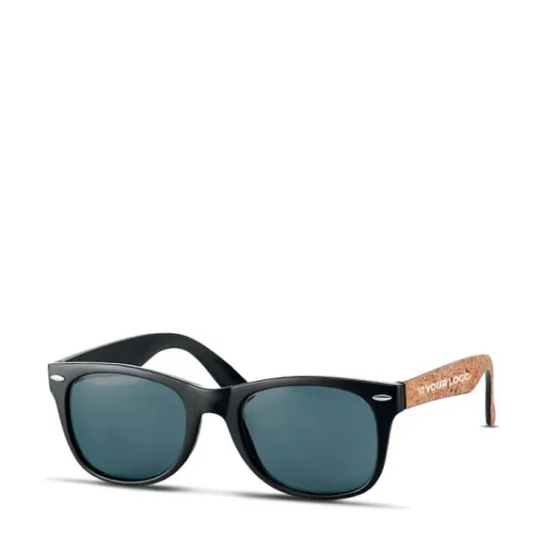 Gift Campaign Occhiali da sole con logo stanghette sughero protezione UV400 Elegance> Occhiali Da Sole Personalizzati